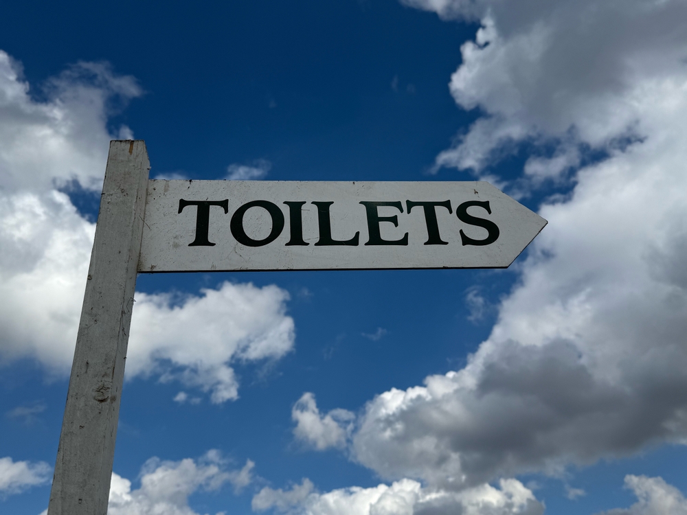 Toilets sign