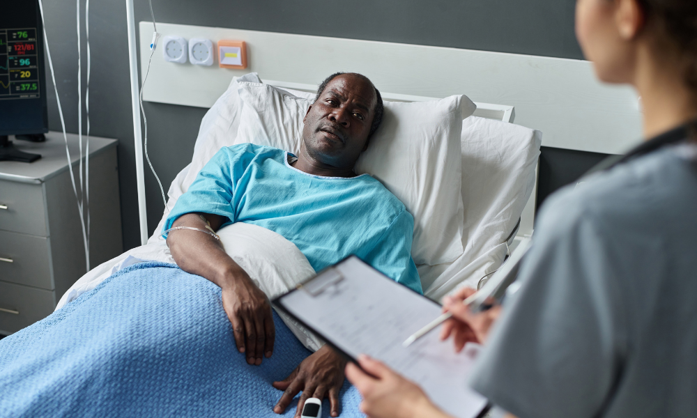 Hospital discharge slider Hospital discharge